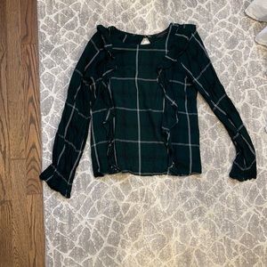 Plaid Sanctuary top